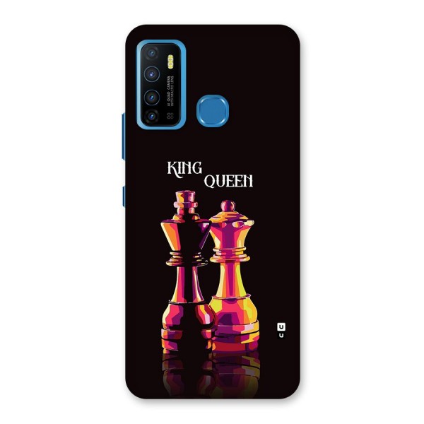 King Queen Back Case for Infinix Hot 9