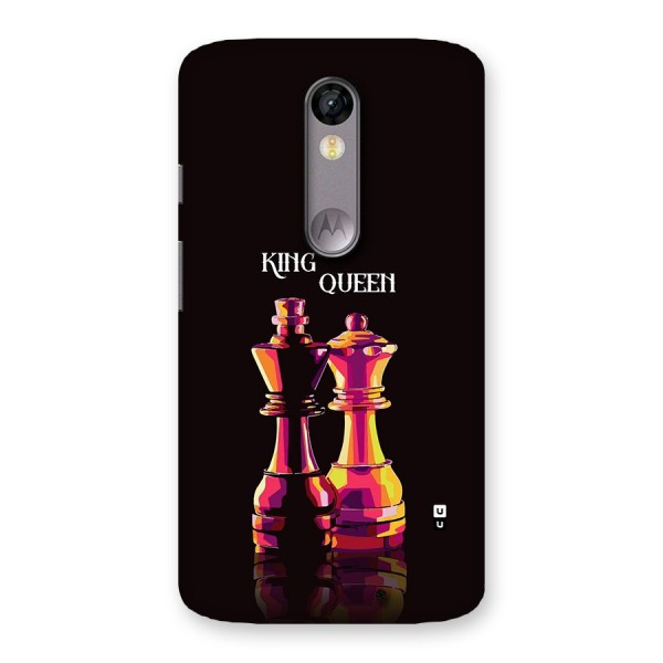 King Queen Back Case for Moto X Force