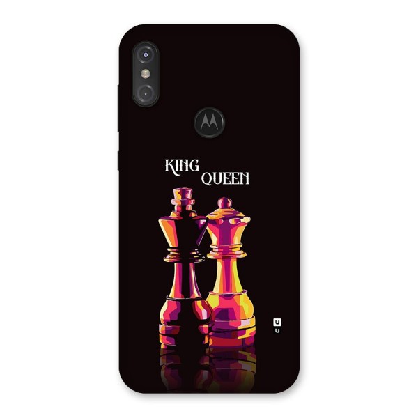 King Queen Back Case for Motorola One Power