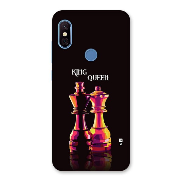 King Queen Back Case for Redmi Note 6 Pro