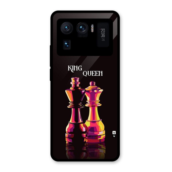 King Queen Glass Back Case for Mi 11 Ultra