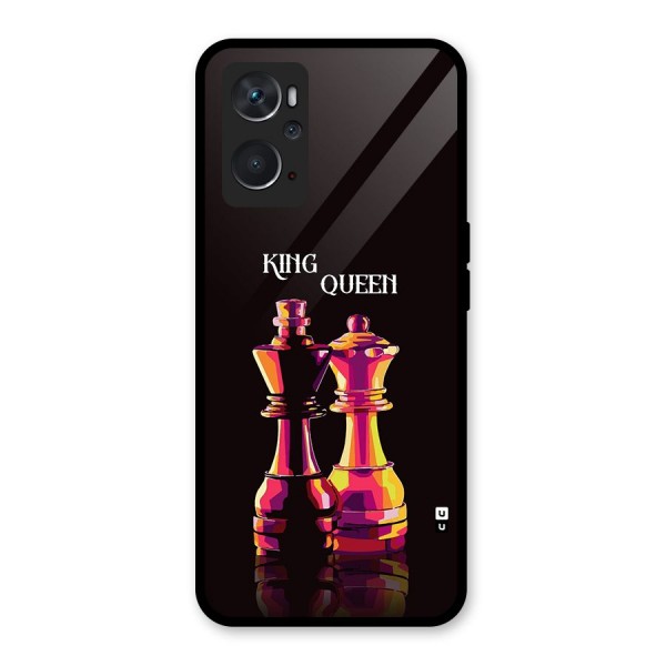 King Queen Glass Back Case for Oppo K10 4G