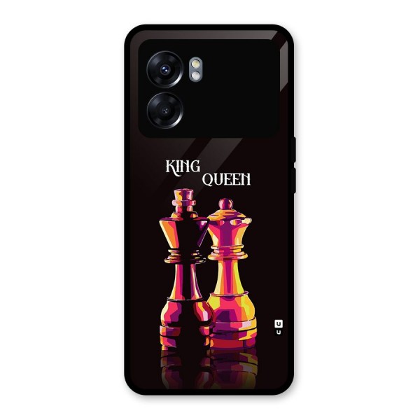 King Queen Glass Back Case for Oppo K10 5G