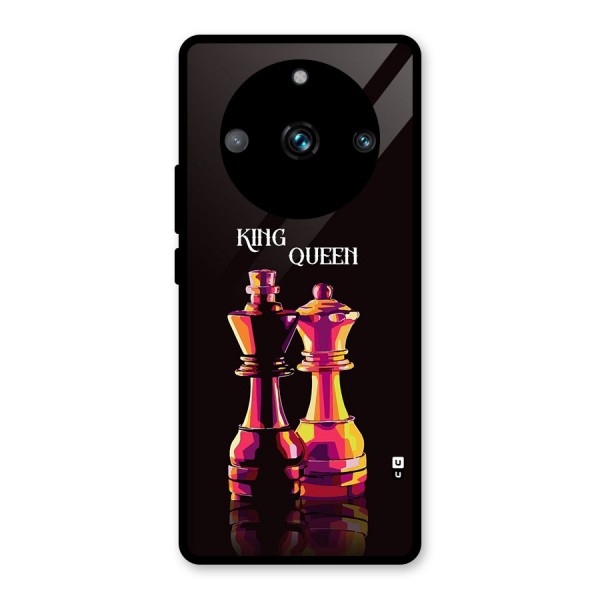 King Queen Glass Back Case for Realme 11 Pro