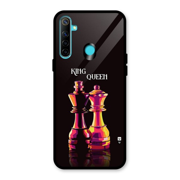 King Queen Glass Back Case for Realme 5