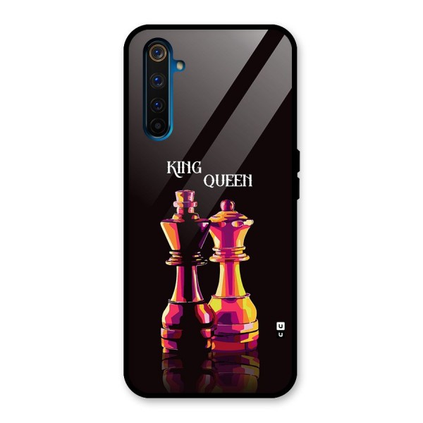 King Queen Glass Back Case for Realme 6 Pro