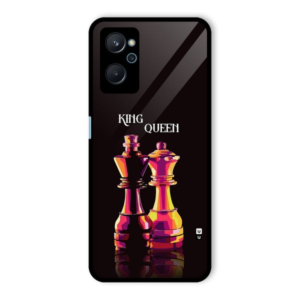 King Queen Glass Back Case for Realme 9i