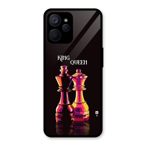 King Queen Glass Back Case for Realme 9i 5G