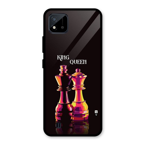 King Queen Glass Back Case for Realme C11 2021