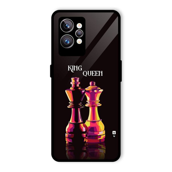 King Queen Glass Back Case for Realme GT2 Pro