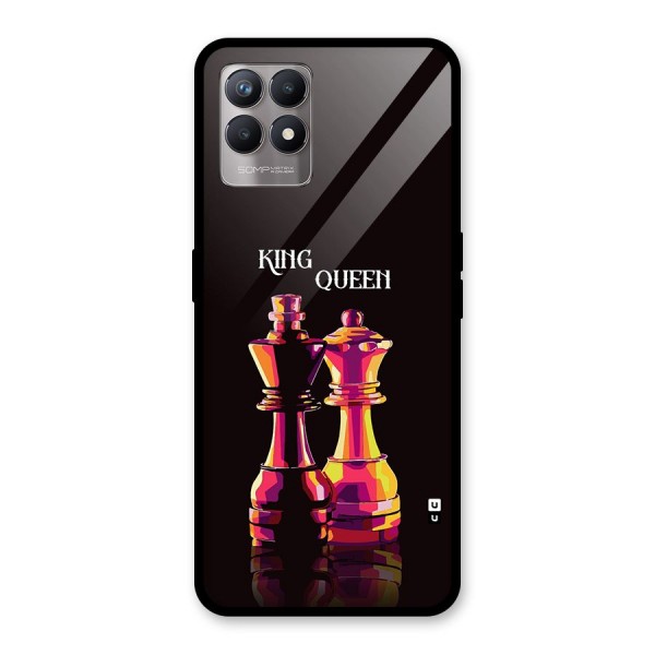 King Queen Glass Back Case for Realme Narzo 50