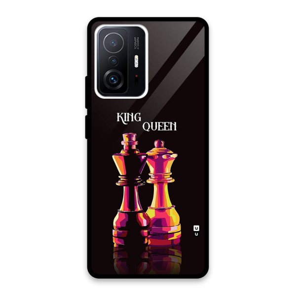 King Queen Glass Back Case for Xiaomi 11T Pro