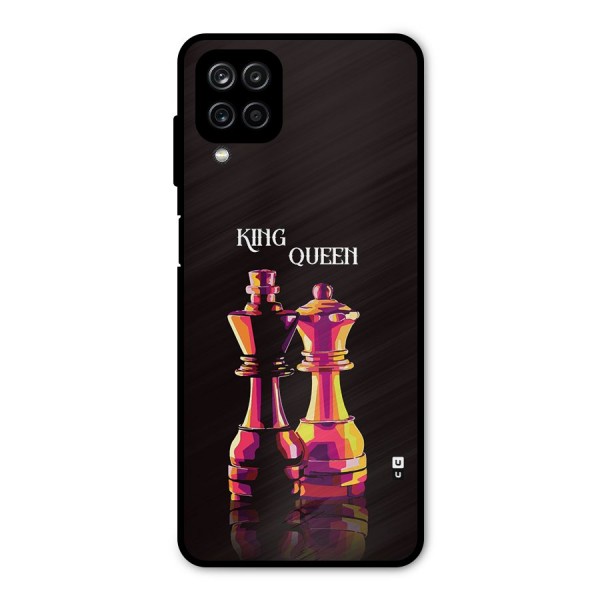 King Queen Metal Back Case for Galaxy A12