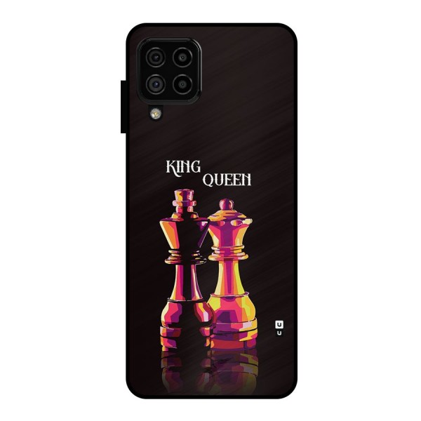 King Queen Metal Back Case for Galaxy A22 4G