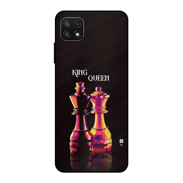 King Queen Metal Back Case for Galaxy A22 5G