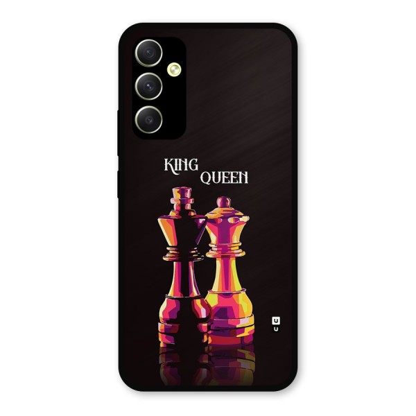 King Queen Metal Back Case for Galaxy A34