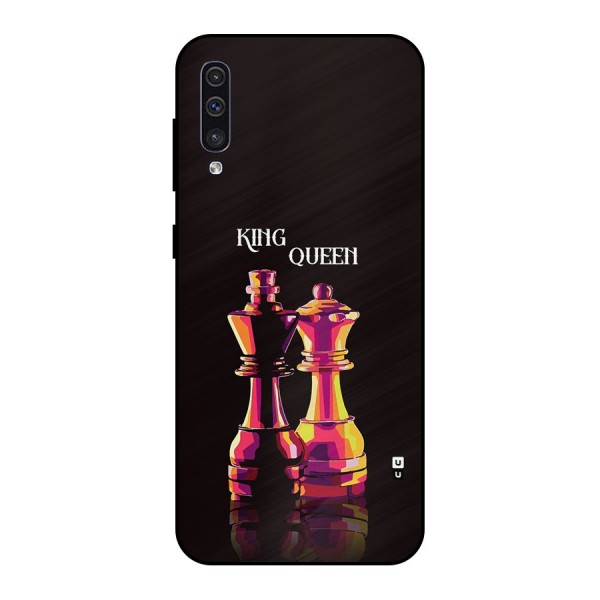 King Queen Metal Back Case for Galaxy A50