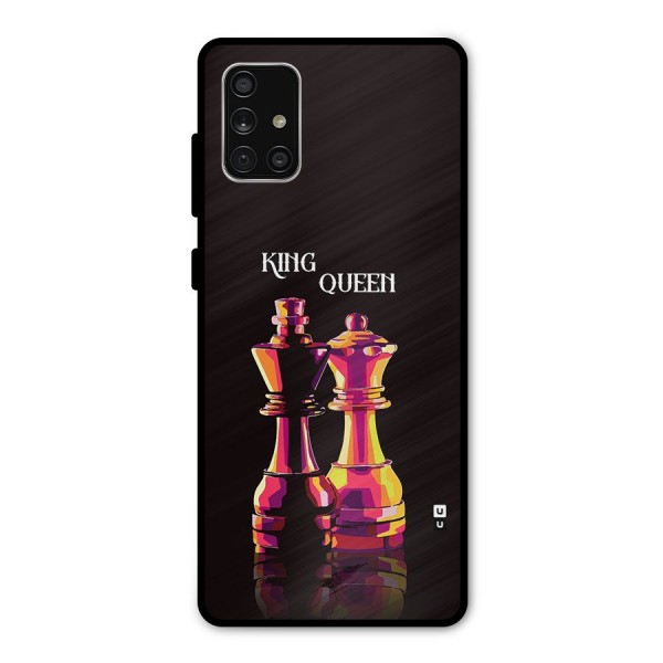 King Queen Metal Back Case for Galaxy A71