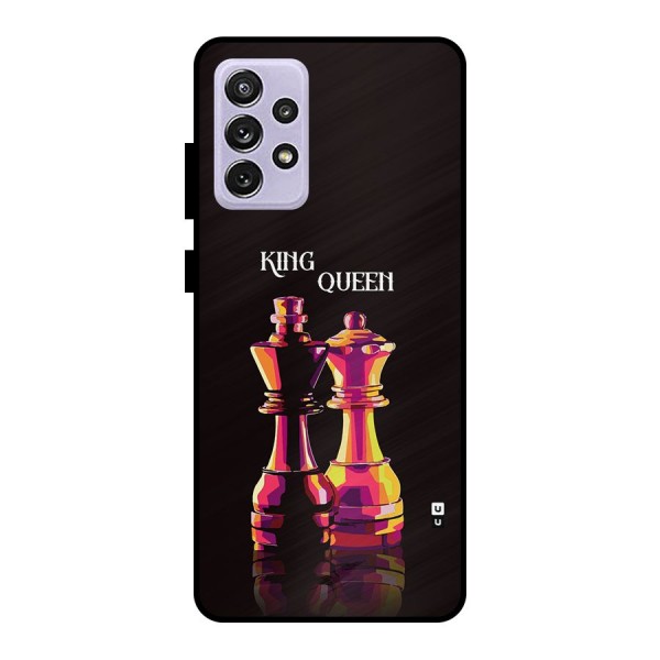 King Queen Metal Back Case for Galaxy A72