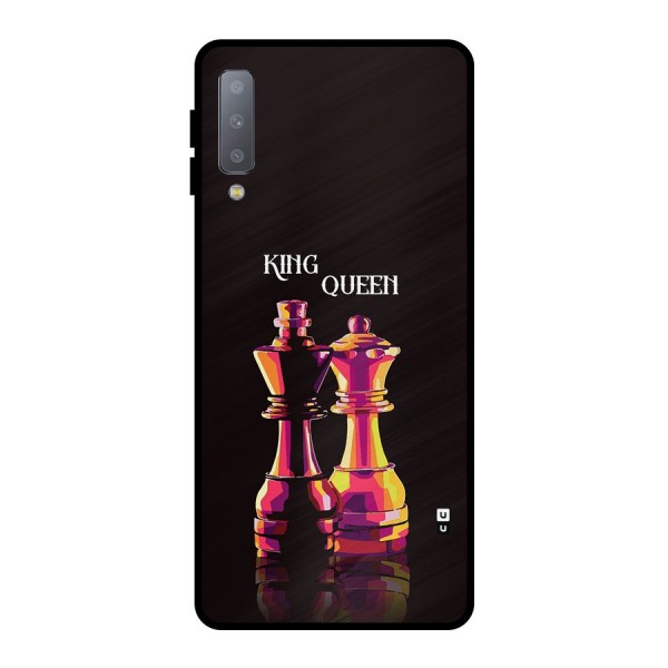 King Queen Metal Back Case for Galaxy A7 (2018)