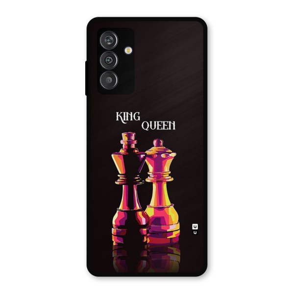 King Queen Metal Back Case for Galaxy F13