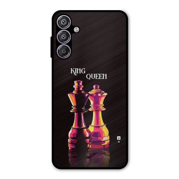 King Queen Metal Back Case for Galaxy F15