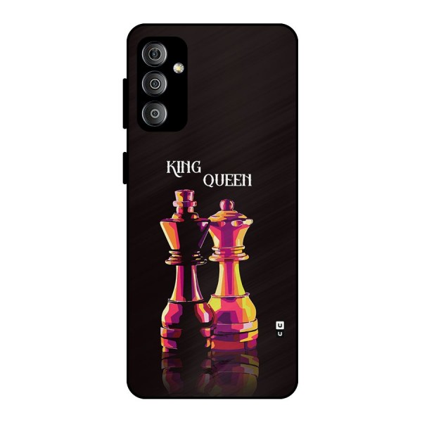 King Queen Metal Back Case for Galaxy F23