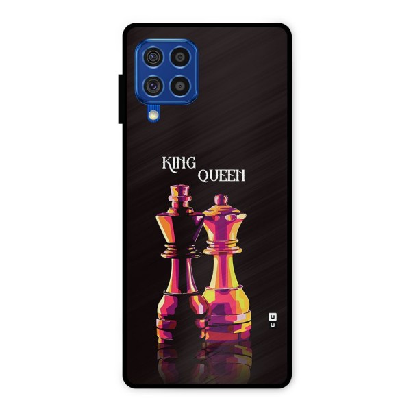 King Queen Metal Back Case for Galaxy F62