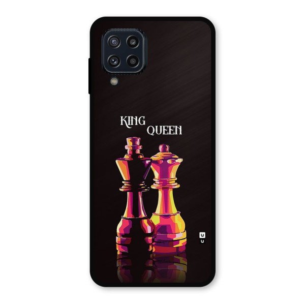 King Queen Metal Back Case for Galaxy M32