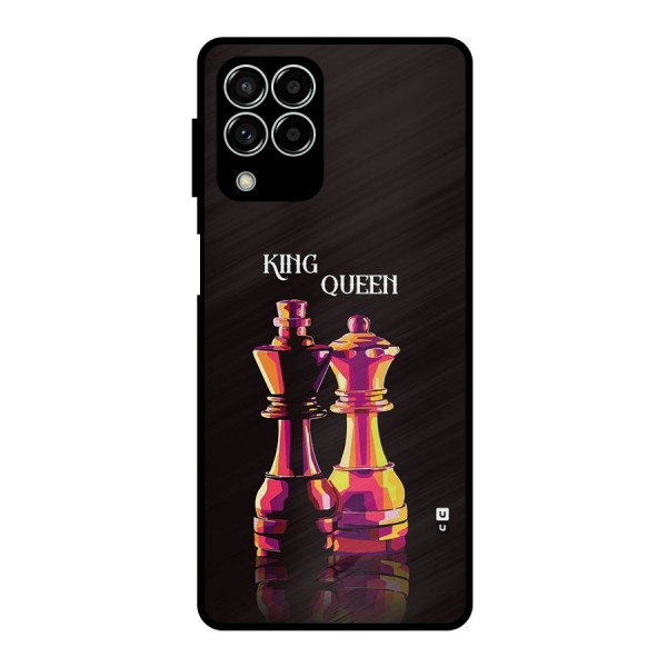 King Queen Metal Back Case for Galaxy M33