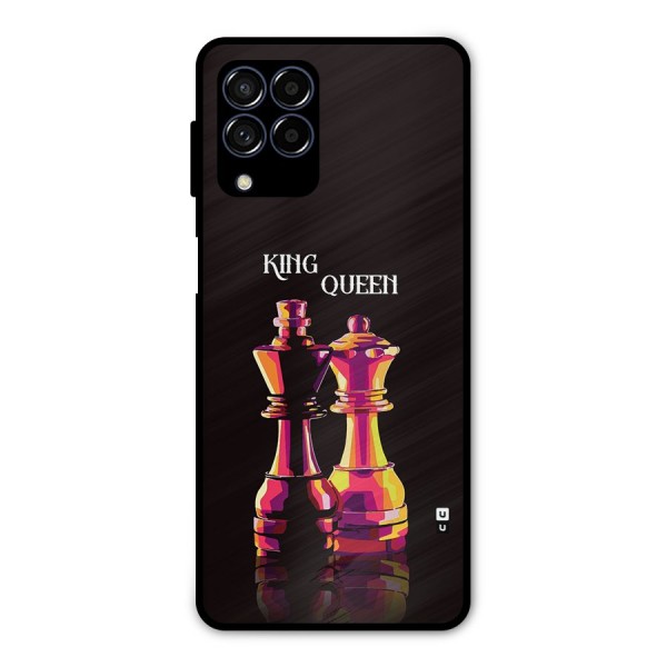 King Queen Metal Back Case for Galaxy M53 5G