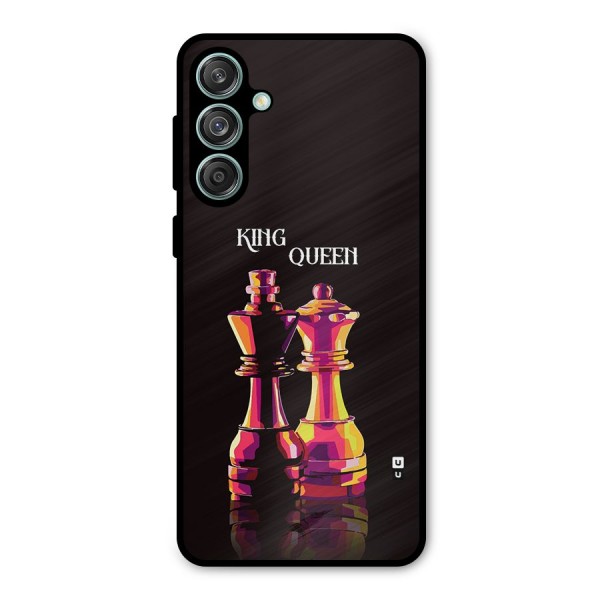 King Queen Metal Back Case for Galaxy M55 5G