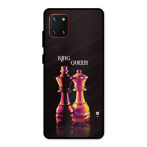 King Queen Metal Back Case for Galaxy Note 10 Lite