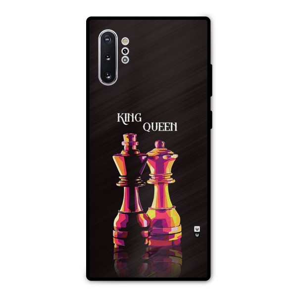 King Queen Metal Back Case for Galaxy Note 10 Plus