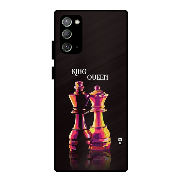 King Queen Metal Back Case for Galaxy Note 20