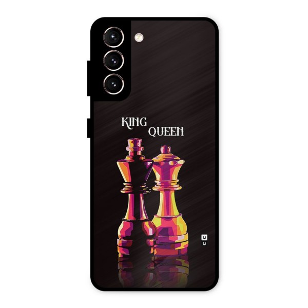 King Queen Metal Back Case for Galaxy S21 5G