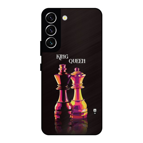 King Queen Metal Back Case for Galaxy S22 5G