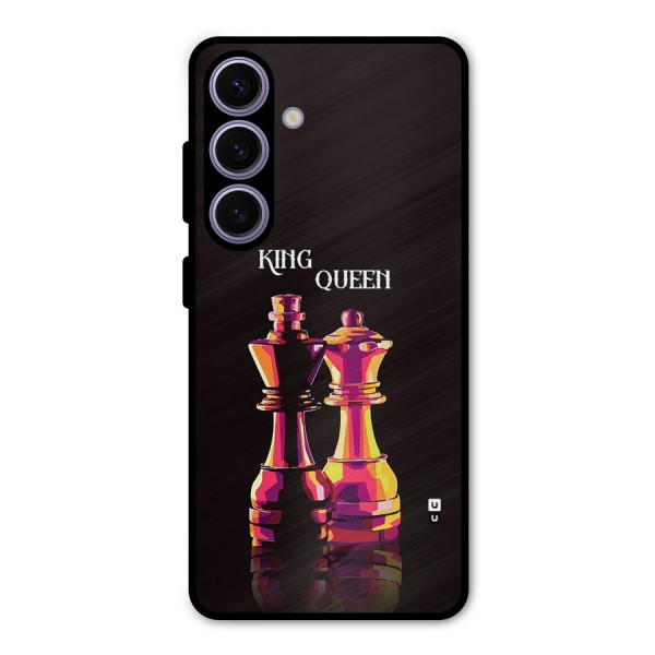 King Queen Metal Back Case for Galaxy S24