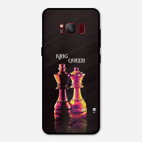 King Queen Metal Back Case for Galaxy S8