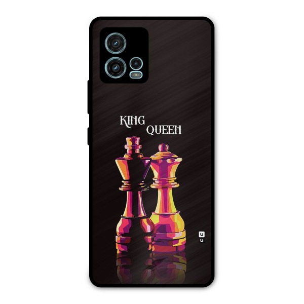 King Queen Metal Back Case for Moto G72