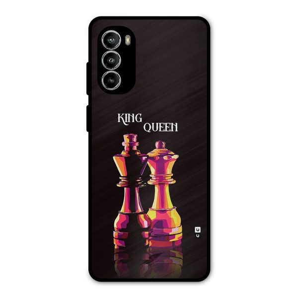 King Queen Metal Back Case for Moto G82