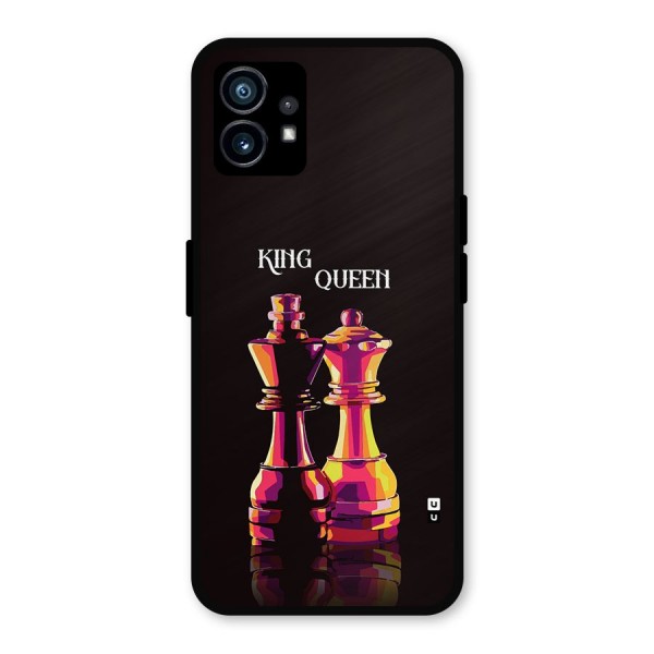 King Queen Metal Back Case for Nothing Phone 1