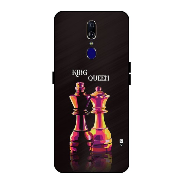 King Queen Metal Back Case for Oppo F11