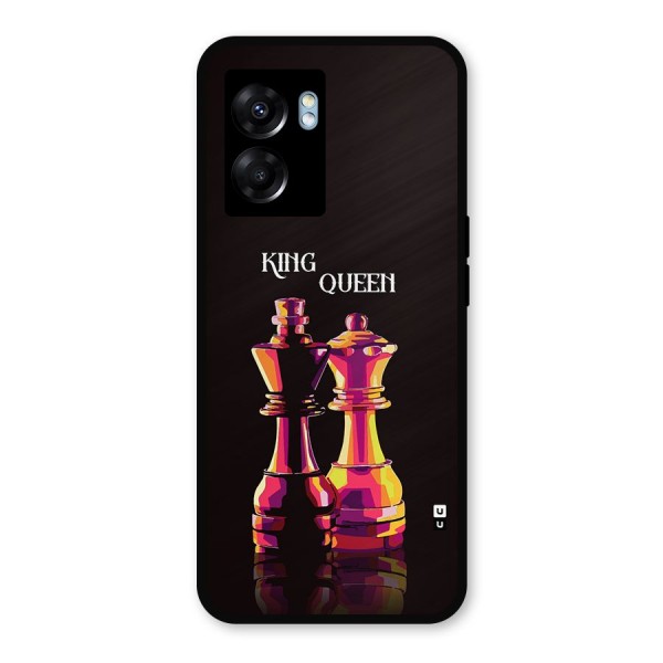 King Queen Metal Back Case for Oppo K10 (5G)