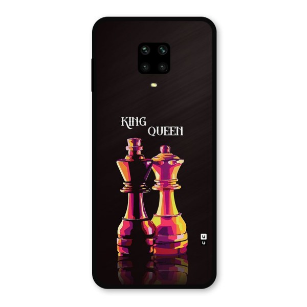 King Queen Metal Back Case for Poco M2