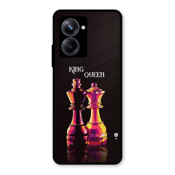 King Queen Metal Back Case for Realme 10 Pro