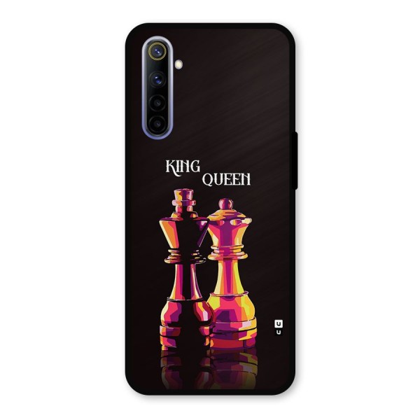 King Queen Metal Back Case for Realme 6