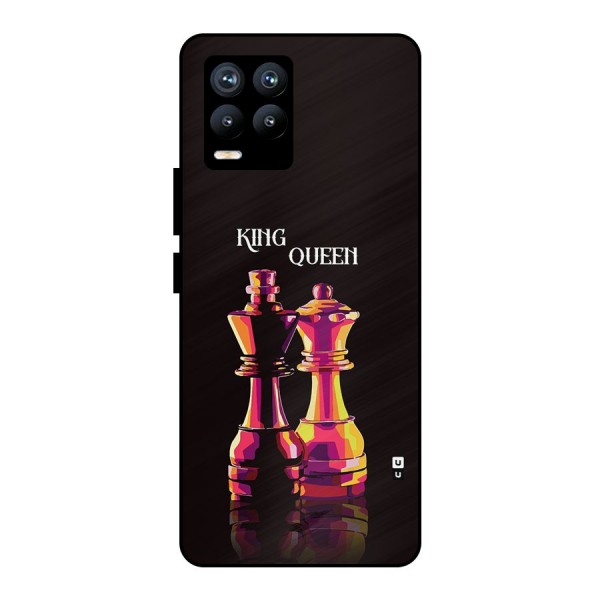 King Queen Metal Back Case for Realme 8