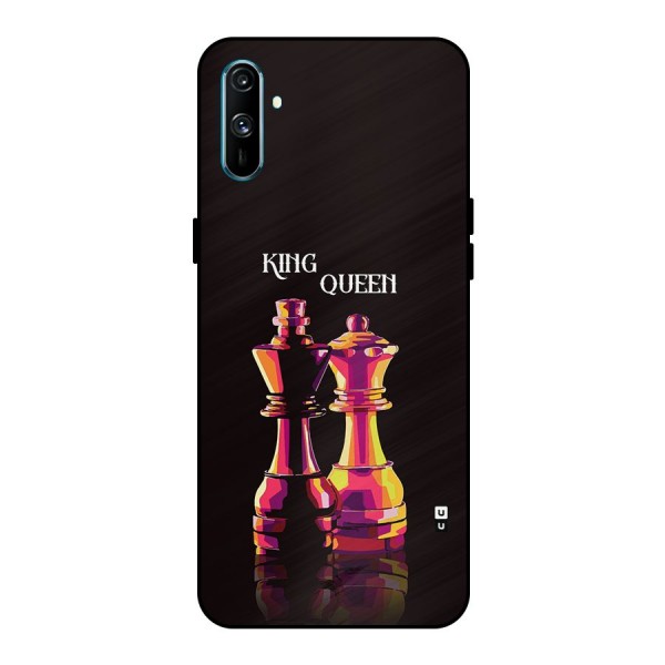 King Queen Metal Back Case for Realme C3