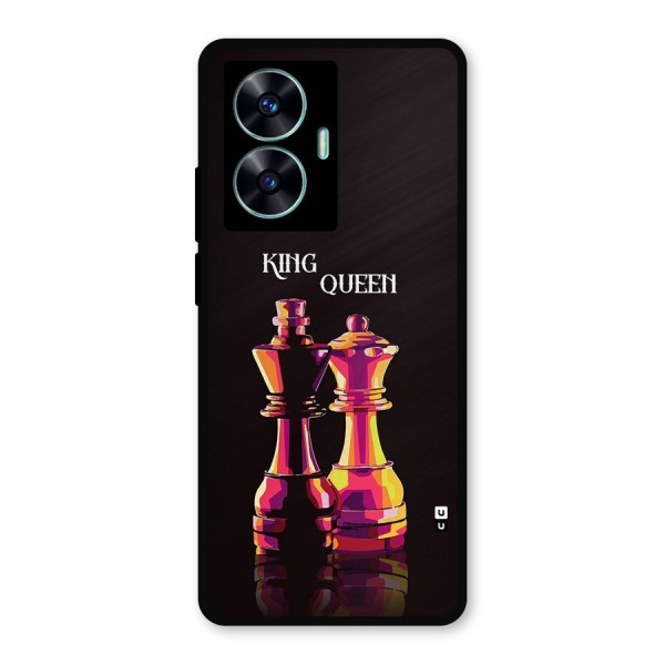 King Queen Metal Back Case for Realme C55